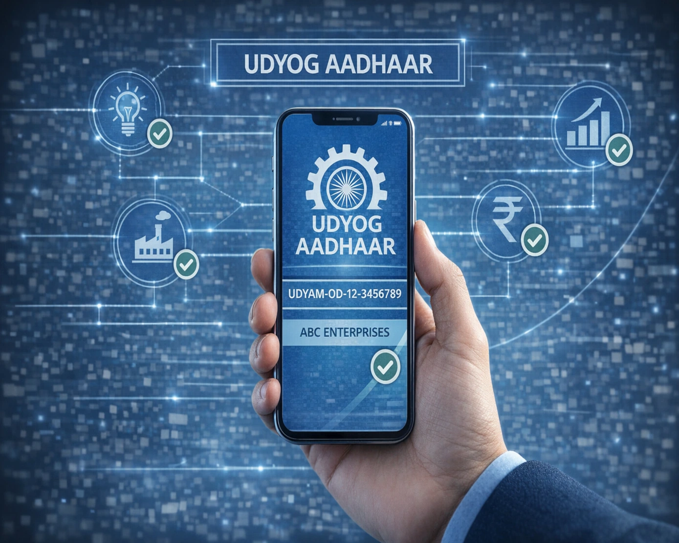Udyog Aadhaar via Phone